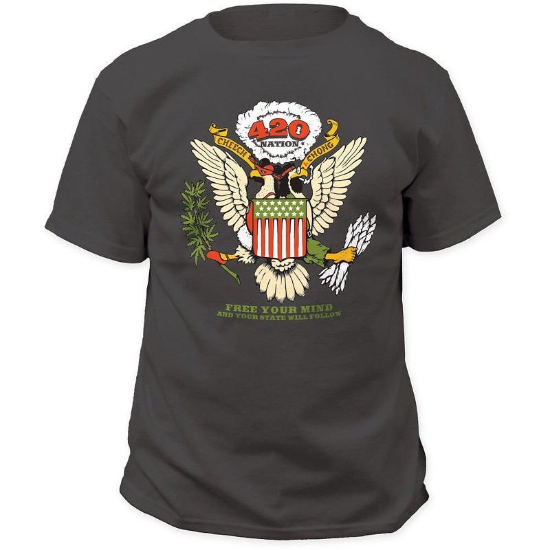 koszulka CHEECH AND CHONG - 420 NATION-XL