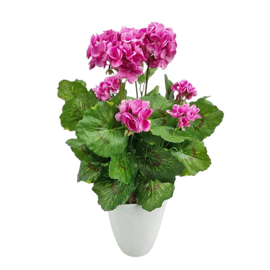 PELARGONIA sztuczna BUKIET bez doniczki GĘSTY (2295.13c) lila-róż