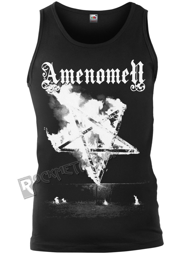 koszulka na ramiączkach AMENOMEN - PENTAGRAM BURN (OMEN067KR)-L
