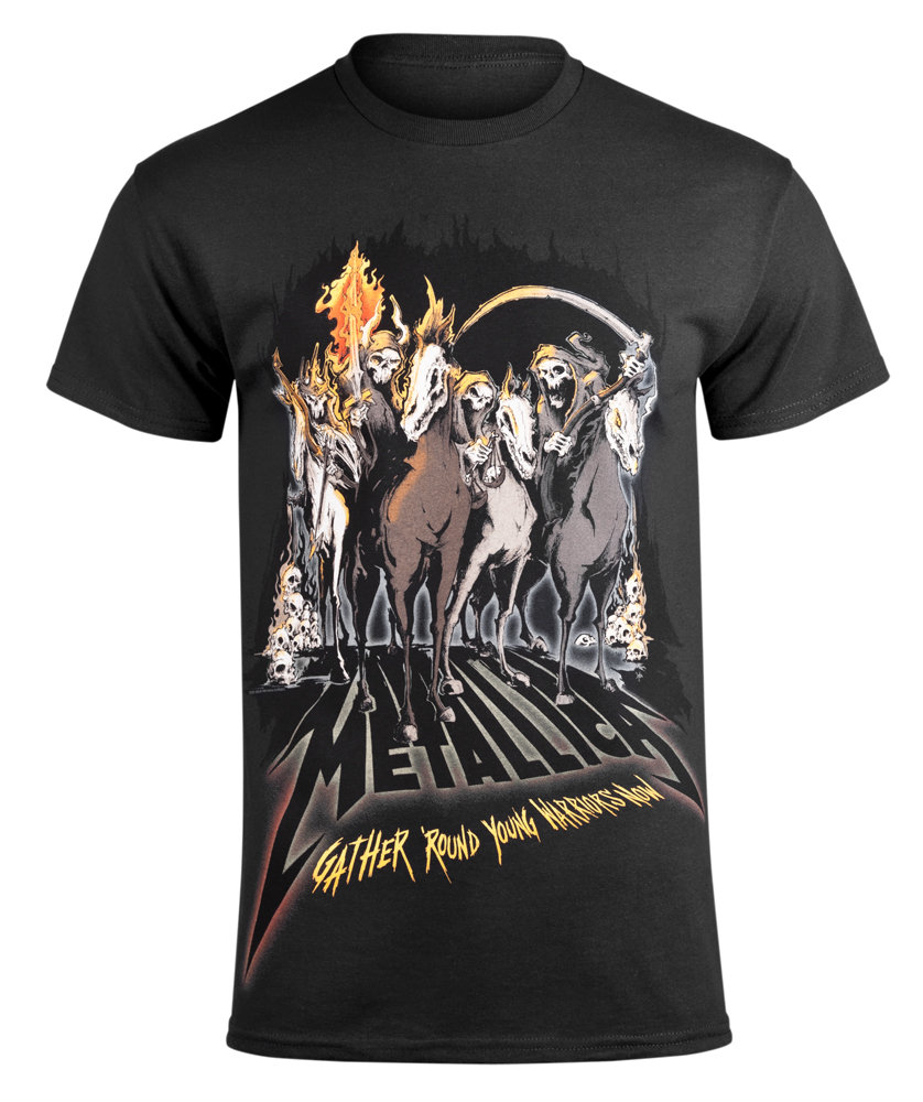 koszulka METALLICA - 40TH ANNIVERSARY HORSEMEN-L