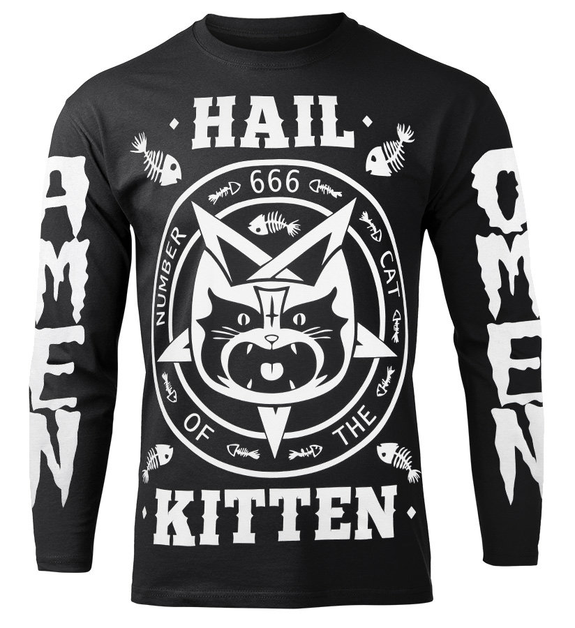 longsleeve AMENOMEN - HAIL KITTEN (OMEN165LO)-XL