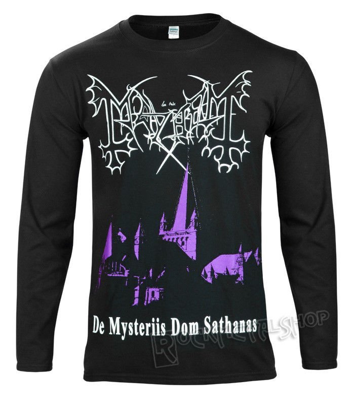 longsleeve MAYHEM - DE MYSTERIIS DOM SATHANAS-M