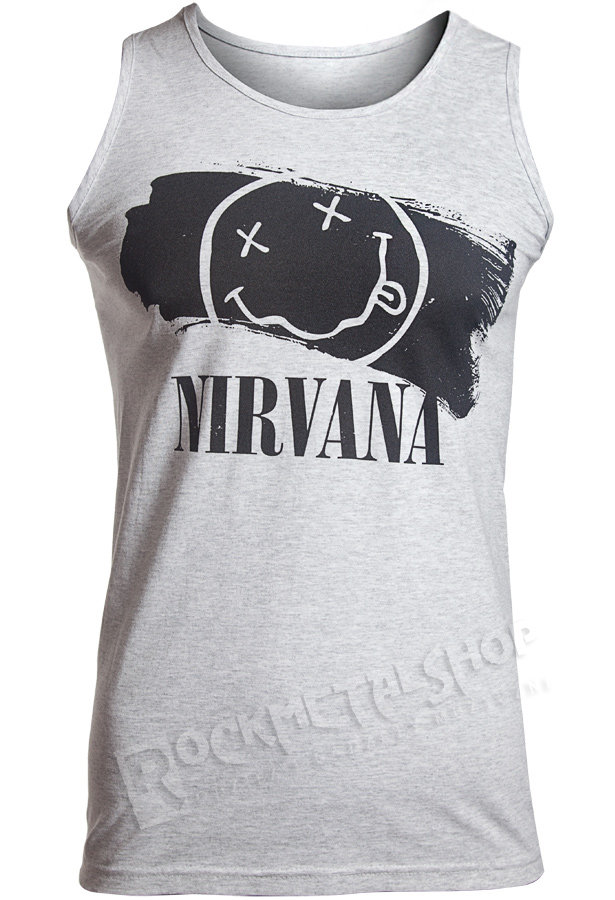 koszulka na ramiączkach NIRVANA - SMILEY PAINT -L
