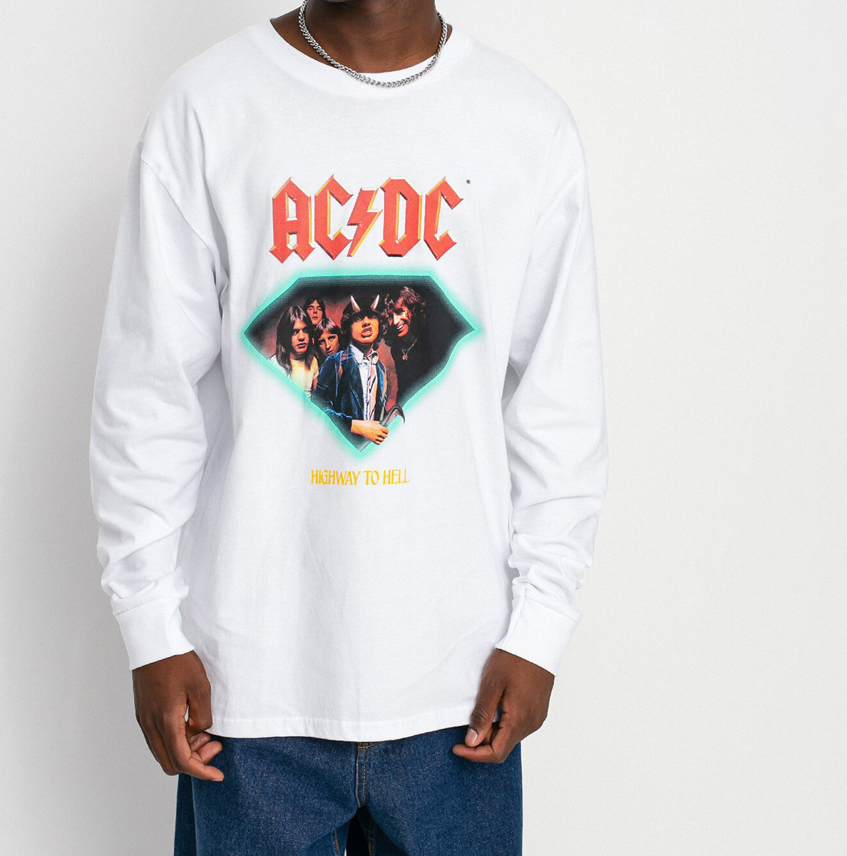 longsleeve AC/DC - HIGHWAY TO HELL BLACK-M