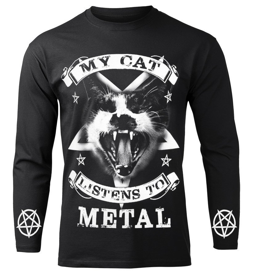 longsleeve AMENOMEN - MY CAT LISTENS TO METAL (OMEN118LO)-XL