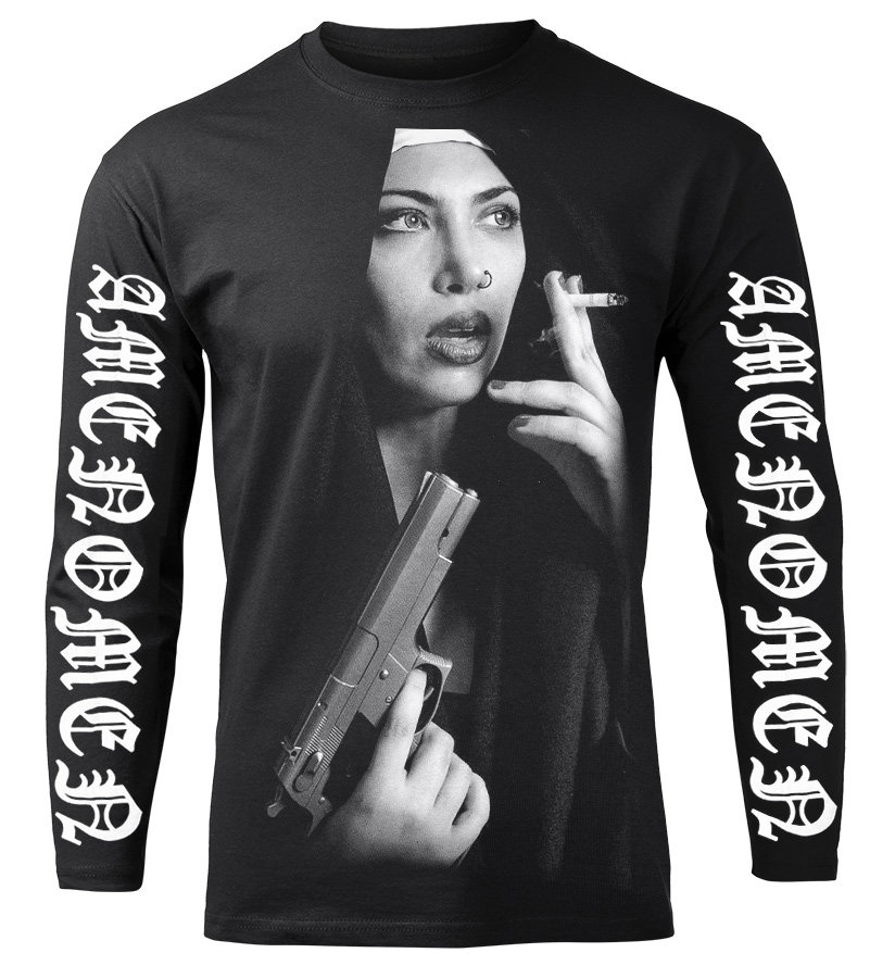 longsleeve AMENOMEN - NUN AND GUN (OMEN159LO)-M