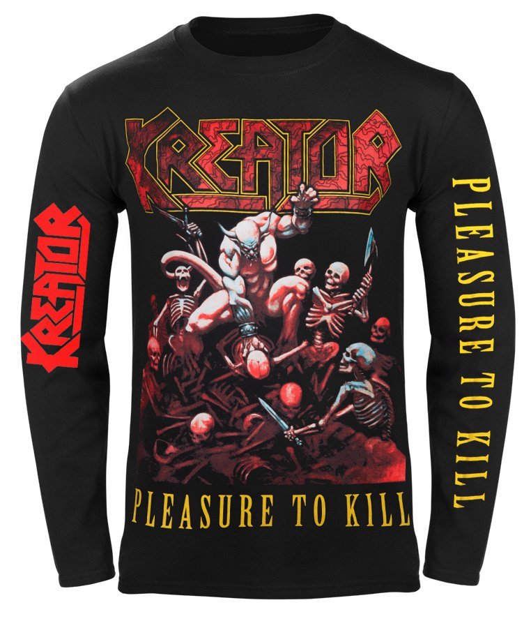 longsleeve KREATOR - PLEASURE TO KILL-L