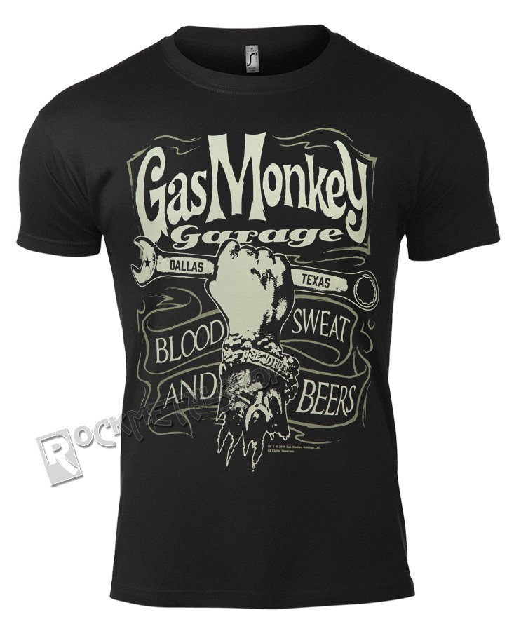 koszulka GAS MONKEY GARAGE - WRENCH LABEL-S