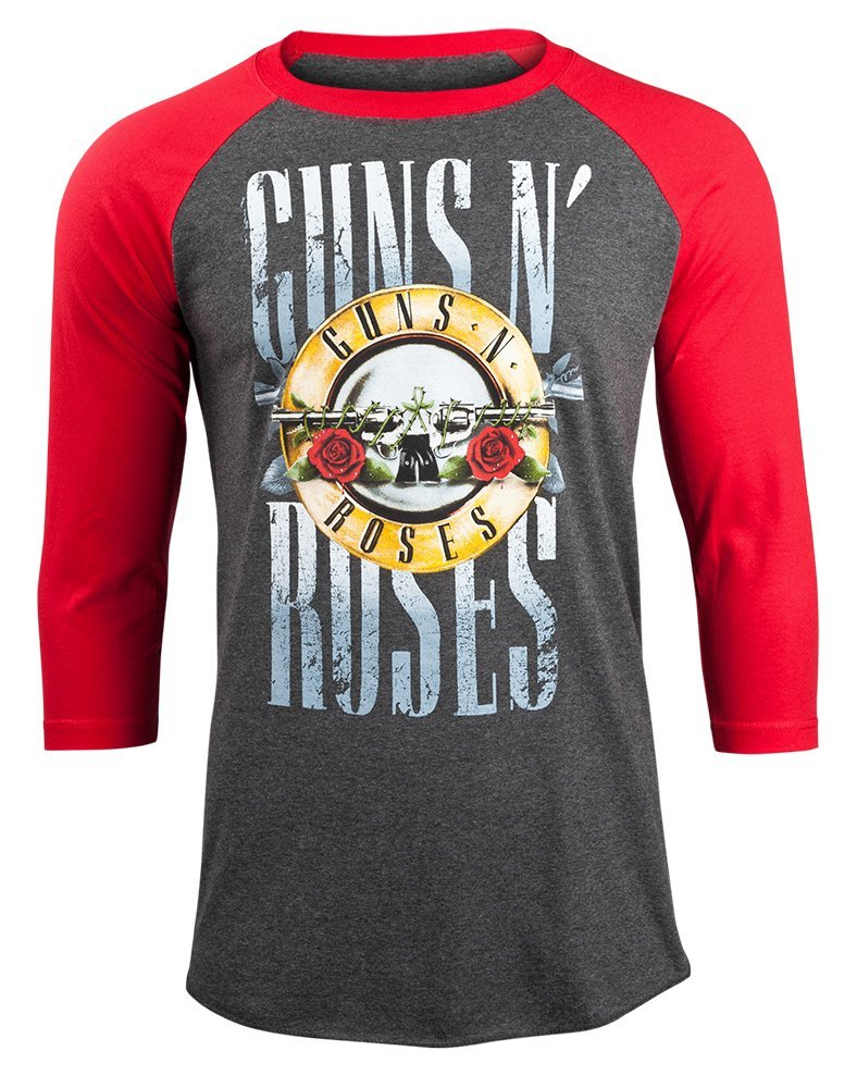 longsleeve GUNS N' ROSES - STACK LOGO rękaw 3/4-XL