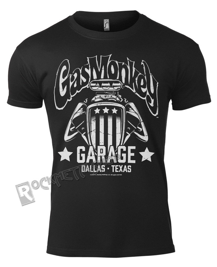 koszulka GAS MONKEY GARAGE - AMERICAM ENGINE -S