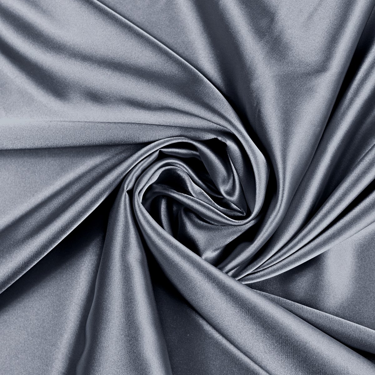 Tkanina ubraniowa satyna z lycrą - szary stalowy 47