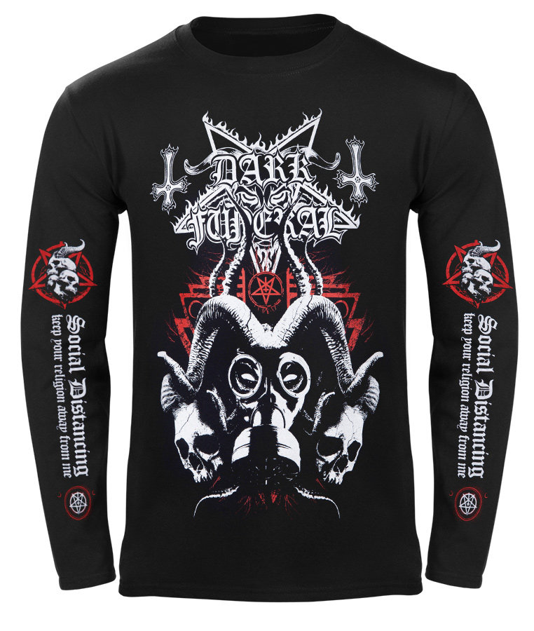longsleeve DARK FUNERAL - SOCIAL DISTANCING-S
