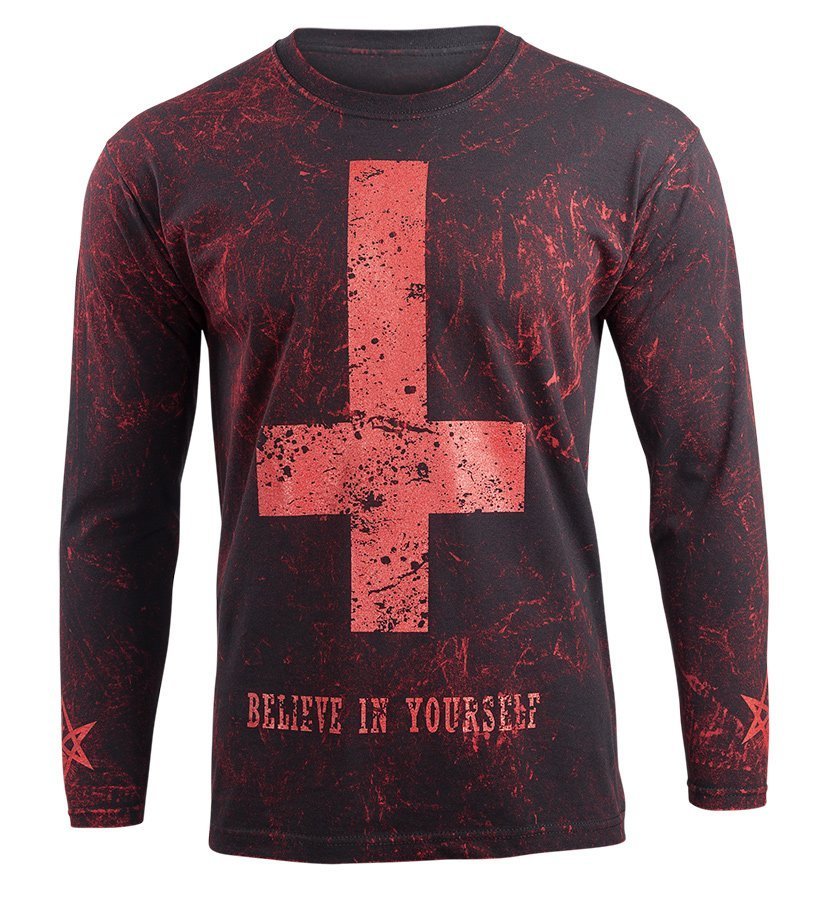 longsleeve AMENOMEN - BELIEVE IN YOURSELF (OMEN003LO ALLPRINT RED)-XL