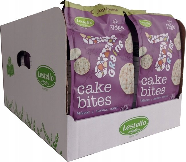 TALARKI Z SIEDMIU ZIAREN 65G x 12 SZTUK FIT VEGE PRZEKĄSKA LESTELLO