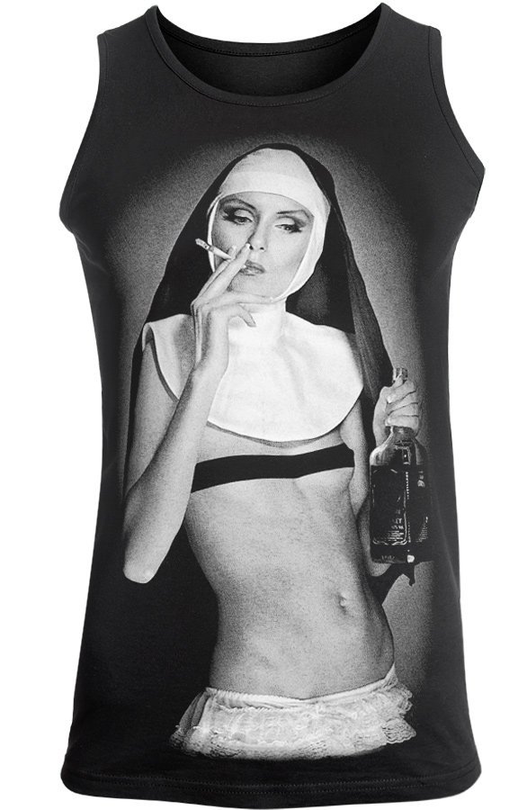 koszulka na ramiączkach AMENOMEN - NUN SMOKING (OMEN107KR)-XXL