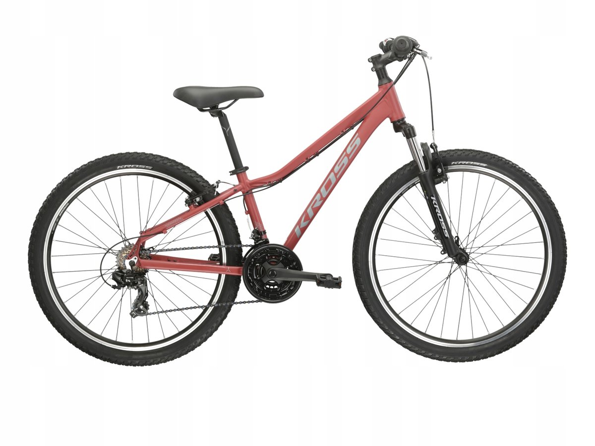 Damski rower górski MTB KROSS LEA 1.0 rozmiar XXS Bordowy