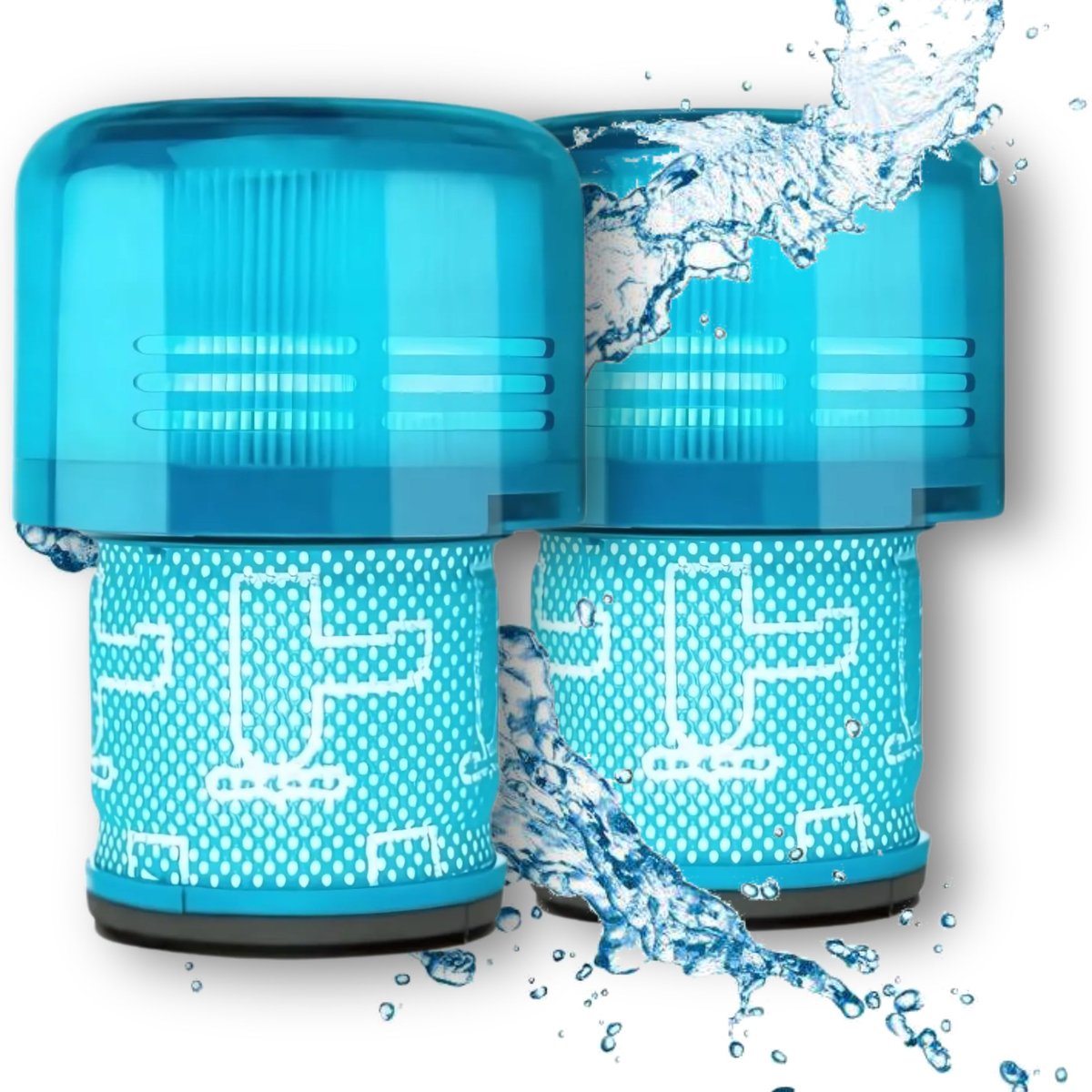 ZESTAW 2X FILTR HEPA DO DYSON V15 V11 uniwersalny wkład zamiennik 2 szt. kompatybilny