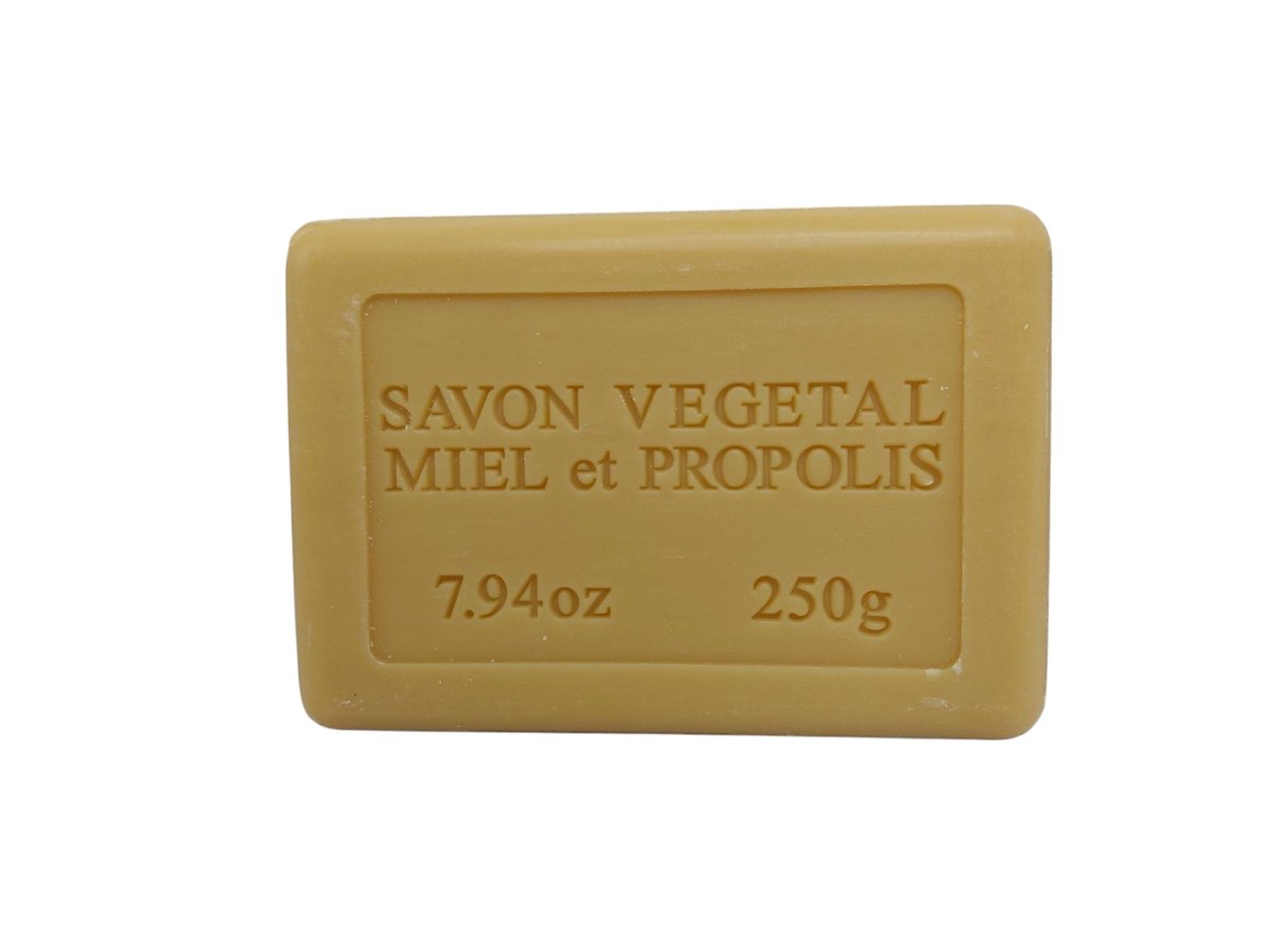 Mydło miodowe w kostce z dodatkiem propolisu z Francji 250g