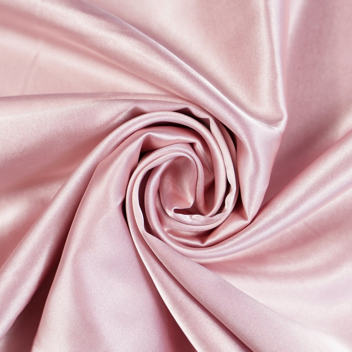 Tkanina ubraniowa dwustronna satyna / tafta - brudny róż 4