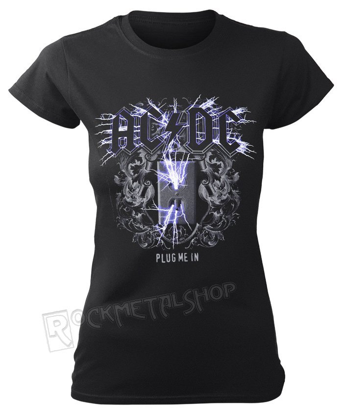 bluzka damska AC/DC - PLUG ME IN-XL