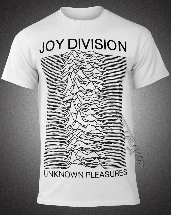 koszulka JOY DIVISION - UNKNOWN PLEASURES biała-XL