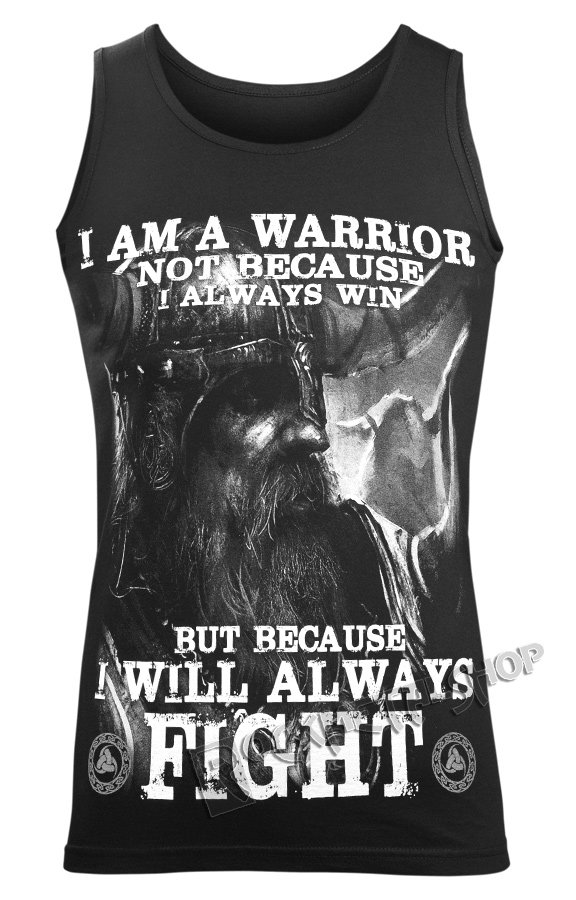 koszulka na ramiączkach VICTORY OR VALHALLA - I AM A WARRIOR-M