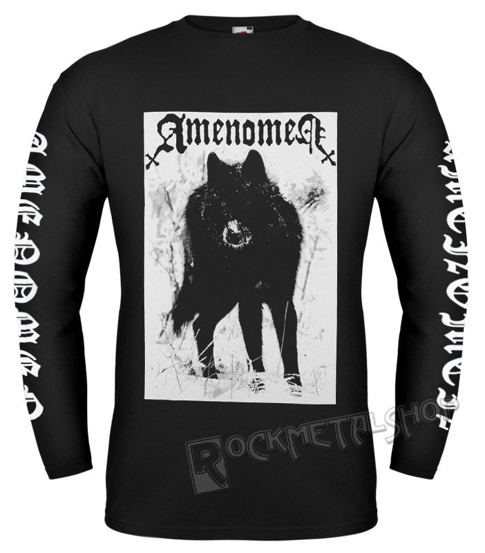longsleeve AMENOMEN - SNOW WOLF (OMEN037LO BLACK)-S