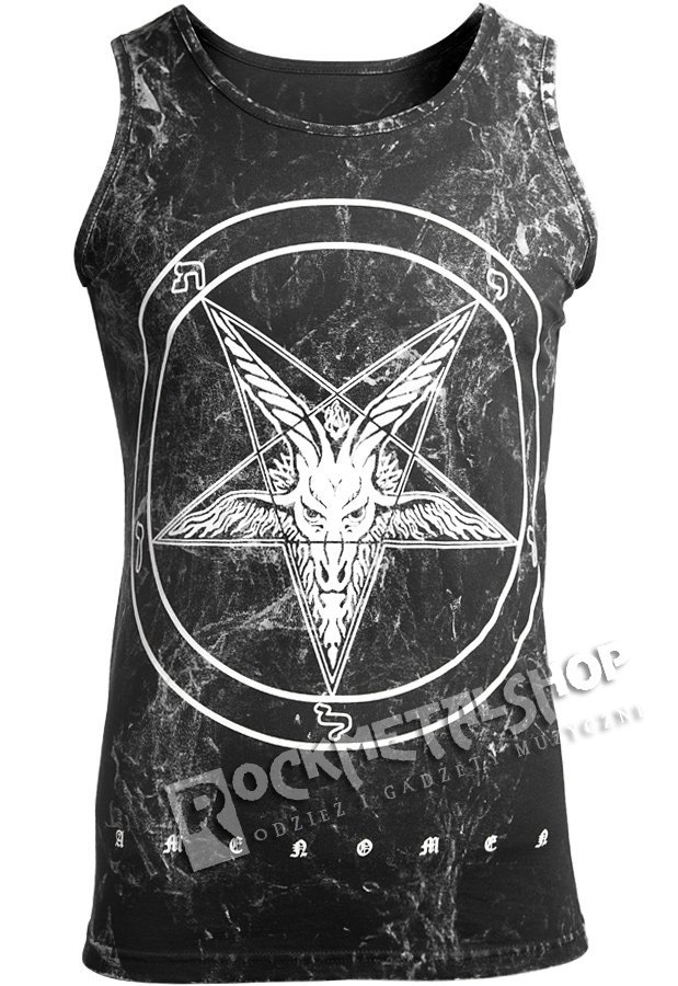 koszulka na ramiączkach AMENOMEN - PENTAGRAM GOAT (OMEN001KR ALLPRINT WHITE)-XL