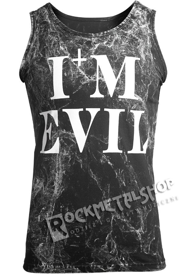 koszulka na ramiączkach AMENOMEN - I'M EVIL (OMEN058KR ALLPRINT WHITE)-M