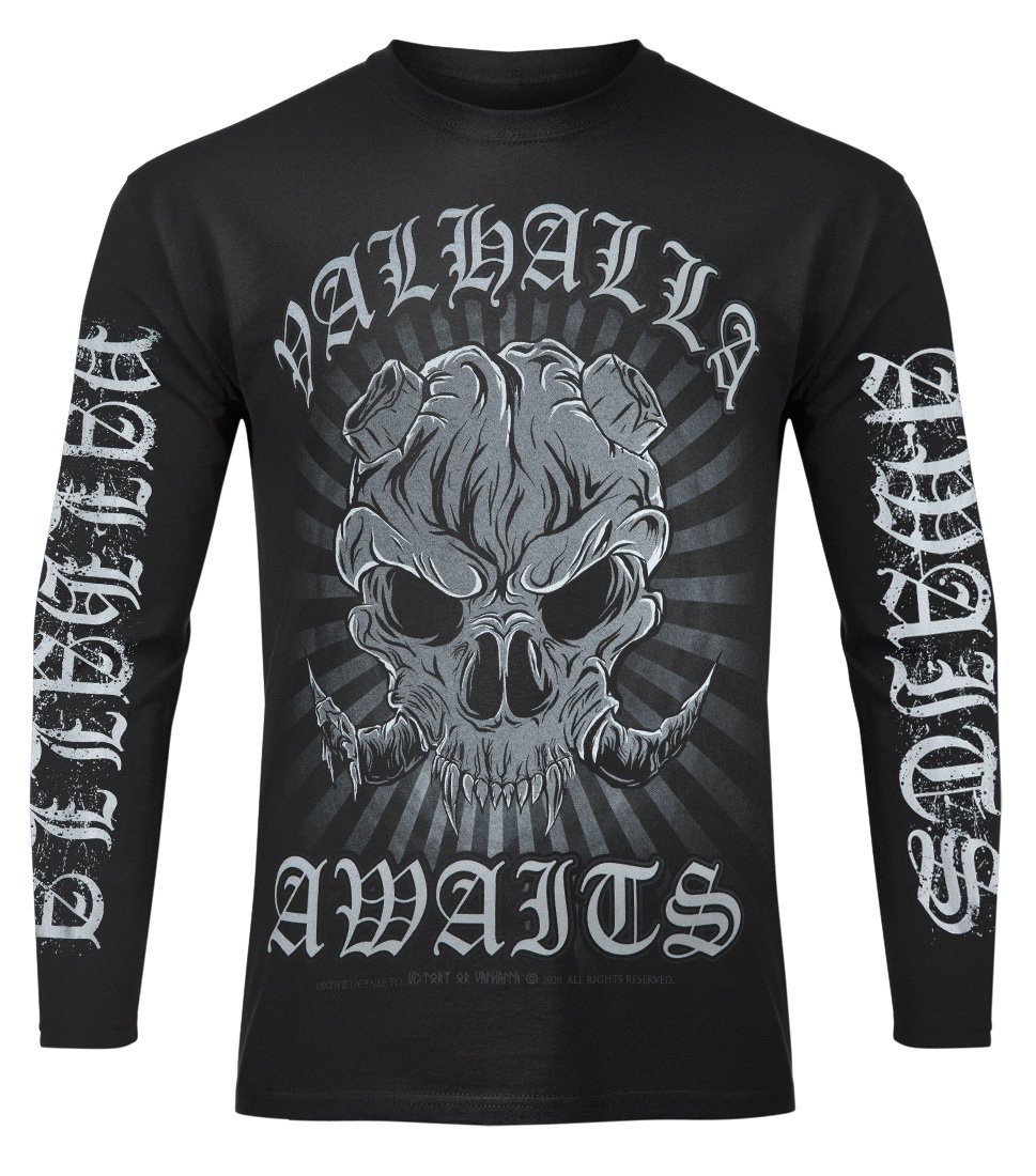 longsleeve VICTORY OR VALHALLA - DEAMON-XL