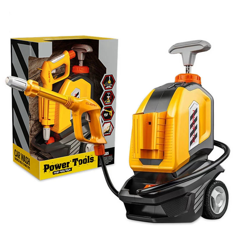 Zabawkowa ogrodowa myjka ciśnieniowa, genialna zabawka edukacyjna, pomoc w ogrodzie i myciu