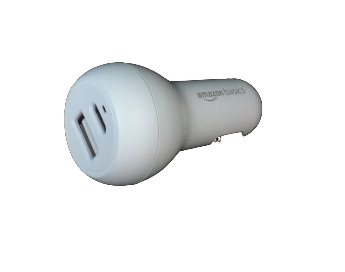 Ładowarka samochodowa amazon Basics USB-A, USB-C