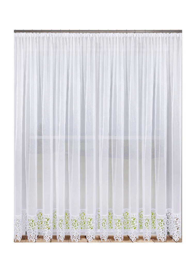 Firana gotowa 700x245,balkon,woal,gipiura 30cm