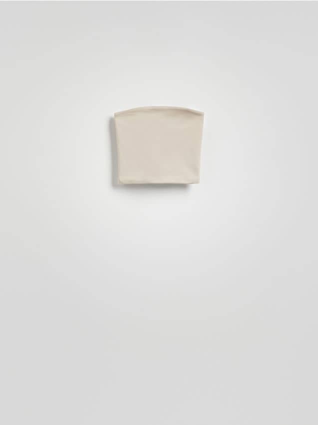 Reserved - Top bandeau - beżowy