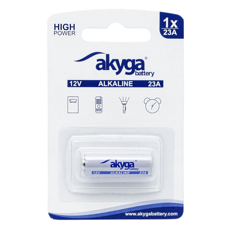Akyga AKY2101 bateria do użytku domowego Jednorazowa bateria A23 Dwutlenek cynku i manganu (Zn/MnO2)