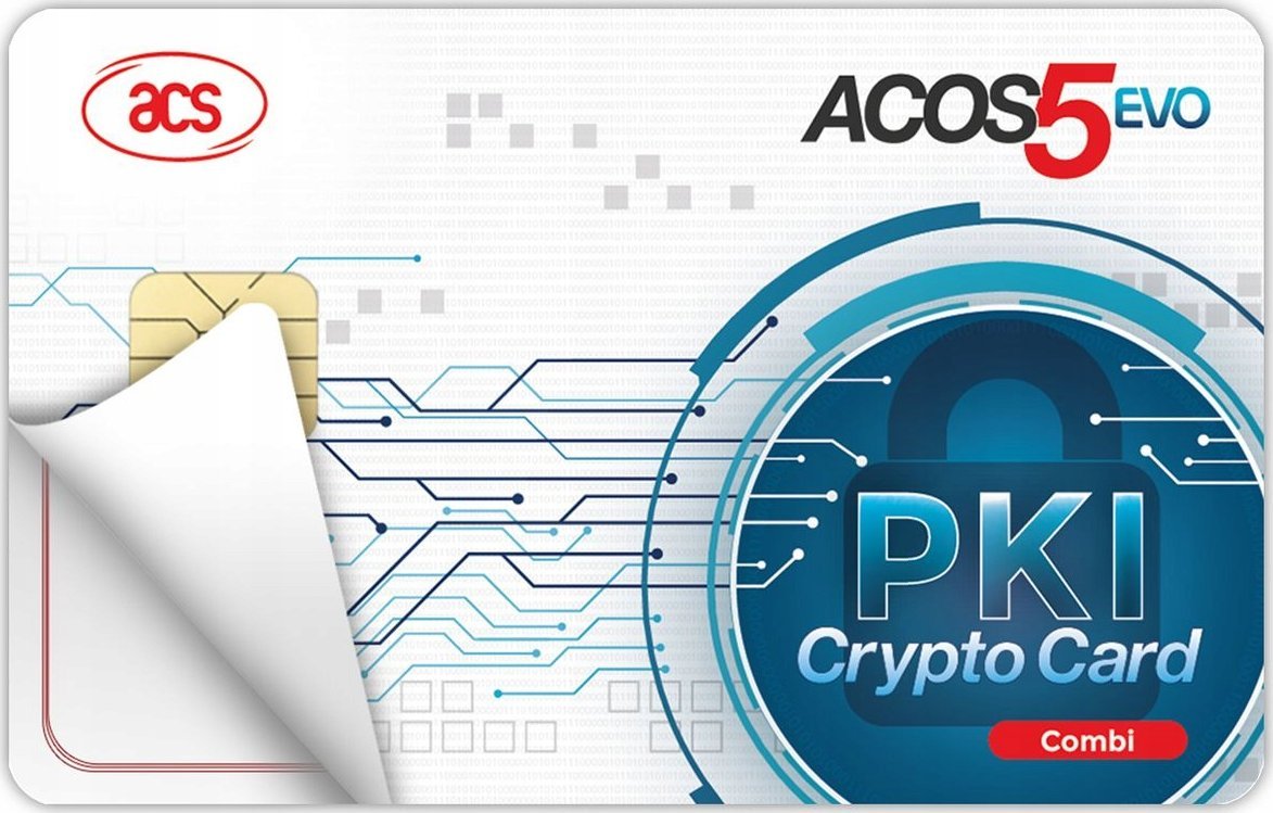 Czytnik ACS PKI Smart Card Combi ACOS5-K1K ACOS5-K1K