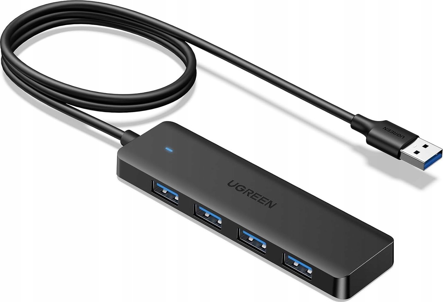 HUB USB Ugreen HUB Ugreen CM219 35574 z 4 portami USB-A 3.0 i kablem USB-A 3.0 1m - czarny 6941876235742 6941876235742