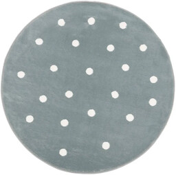 Dywan okrągły dla dzieci FD Lush Grochy miętowy