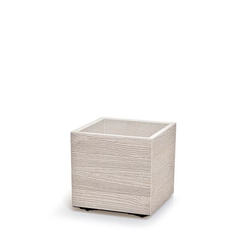 Prosperplast MADERA SQUARE ECO WOOD - BIAŁY FSC MIX
