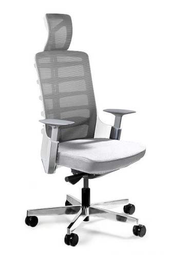 Fotel biurowy, obrotowy, Spinelly, biały, snowy