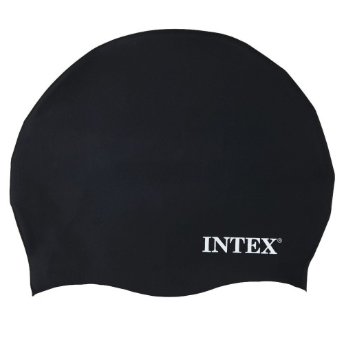 Czepek pływacki na basen, Intex, czarny