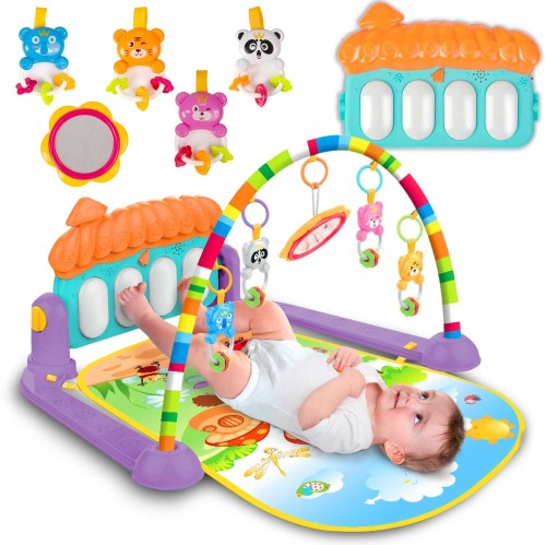 Mata interaktywna, edukacyjna z pianinkiem, 7315, ricokids