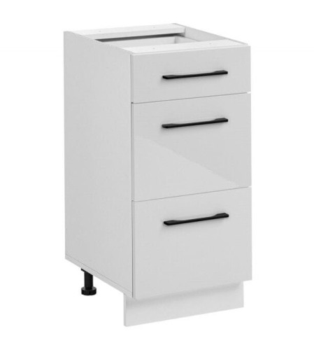 Szafka do kuchni, stojąca, Frida, 40x45x81 cm, biały, połysk