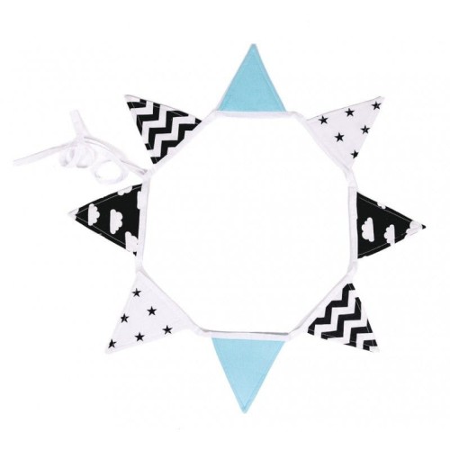 Girlanda, proporczyk, Kreatywne obłoczki, 245x18 cm