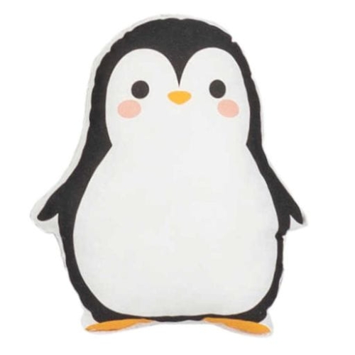 Poduszka bawełniana dla dziecka, Pingwinek, 34x36 cm