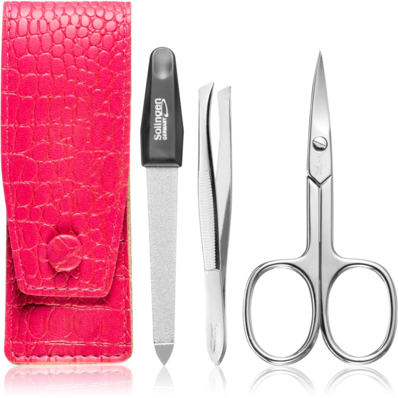 DuKaS Zestaw do manicure różowy trzyczęściowy PL892