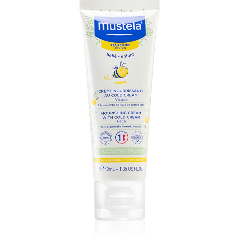 MUSTELA_Bebe Enfant Nourishing Cream With Cold Cream nawilżający i relaksujący krem dla dzieci 40ml