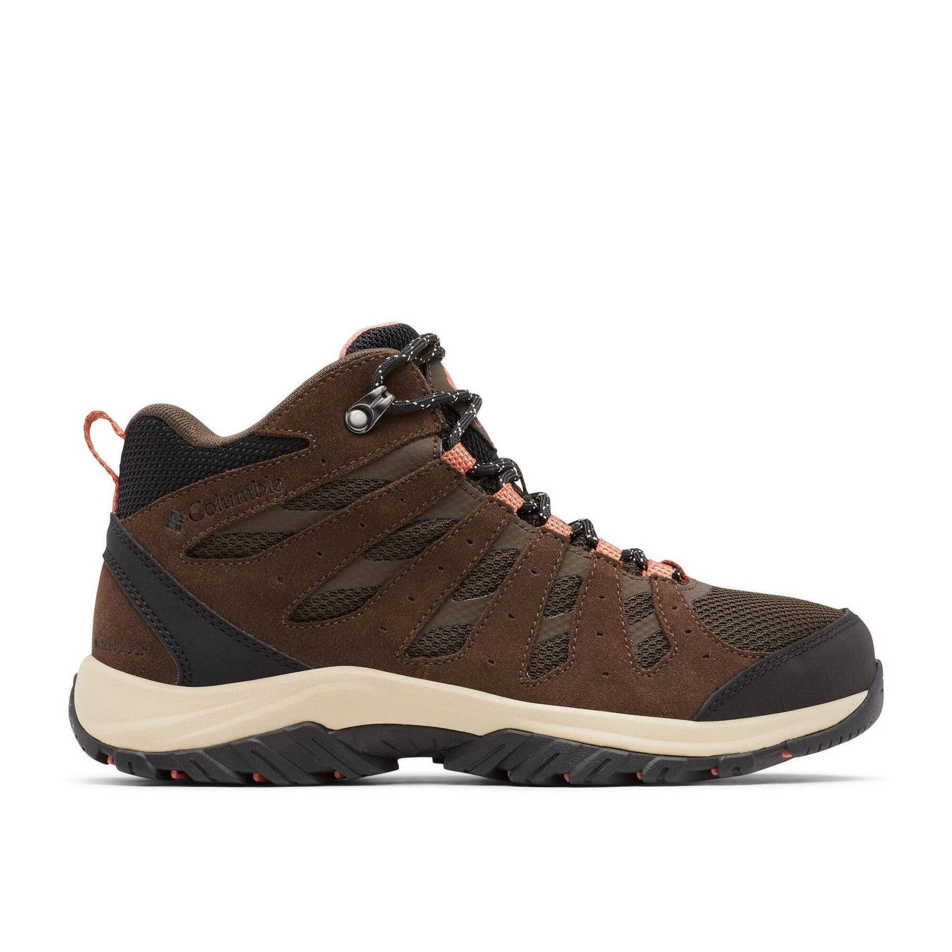 Columbia Damskie buty trekkingowe Redmond 3 Wp Mid Rise, Cordovan Ciemny Koral 2024, 40 EU