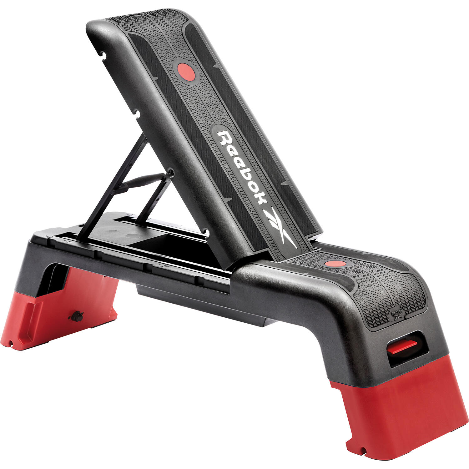 Step z funkcją ławki REEBOK RAP-15170RD DECK Czarno-czerwony
