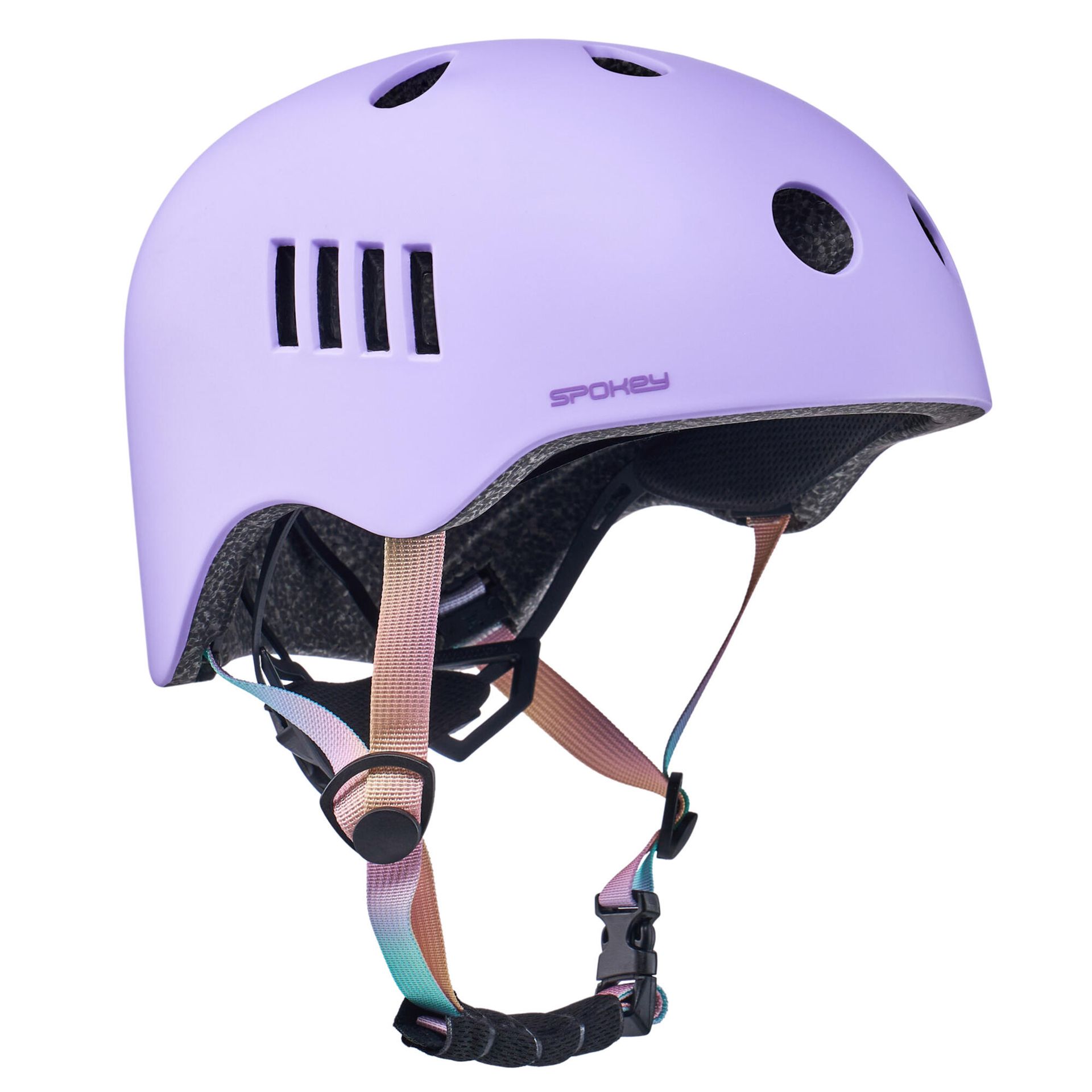 Kask SPOKEY Pumptrack Fioletowy dla Dzieci ( S)